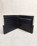 Premium Two-Tone Leather Bi-Fold Wallet