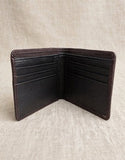Noir Pebble Bifold - Dark Brown