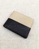 Premium Two-Tone Leather Bi-Fold Wallet
