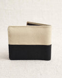 Premium Two-Tone Leather Bi-Fold Wallet